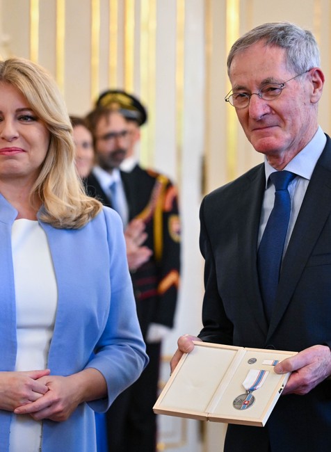 Prezidentka odovzdávanie medali