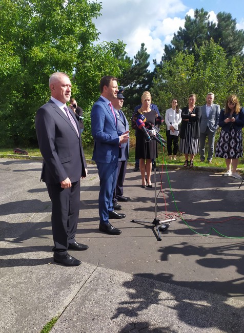 Heger privítal hasičov 