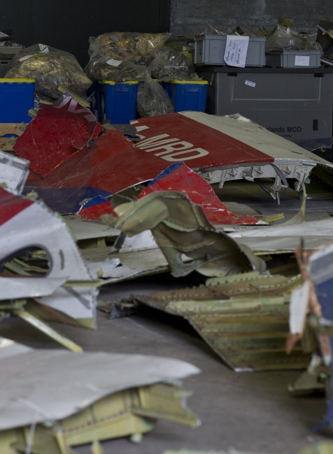 Zostrelené lietadlo