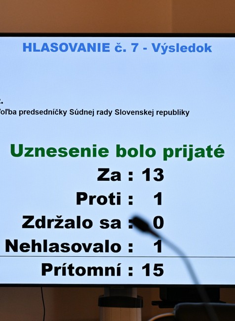 Voľba novej predsedníčky Súdnej rady SR (3)
