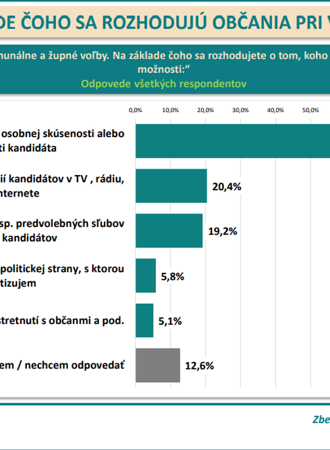 Prieskum: Na základe čoho sa rozhodujú ľudia pri voľbách?