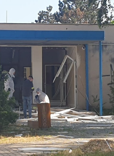 Výbuch bankomatu v Turni nad Bodvou