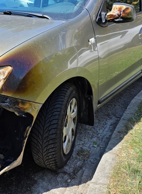 Poškodené auto Petržalka