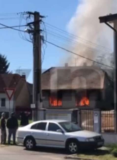 Požiar rodinného domu