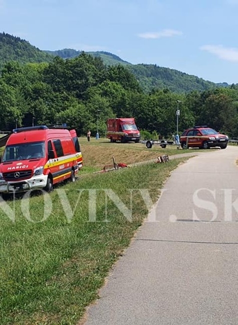 Pátracia akcia na tajchu Nová Baňa utopený muž  (1)