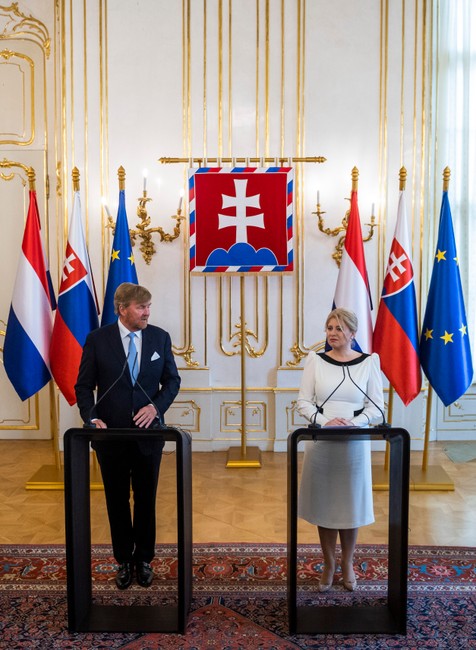 Holandský kráľovský pár na Slovensku