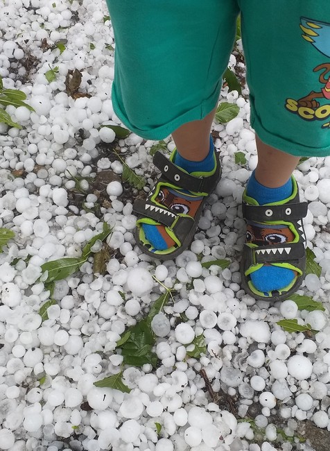 Ľadové krúpy v košickej Zoo