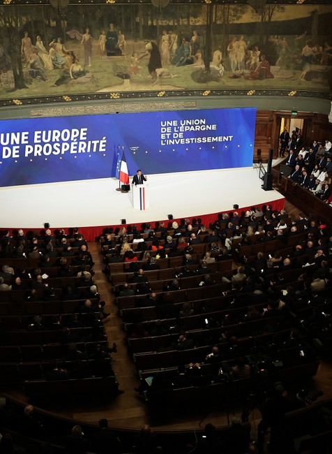 Macron prejav