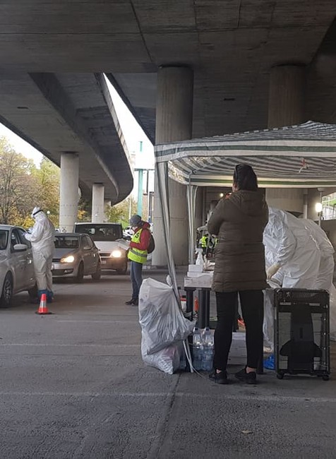 Testovanie drive in pod mostom Lafranconi 