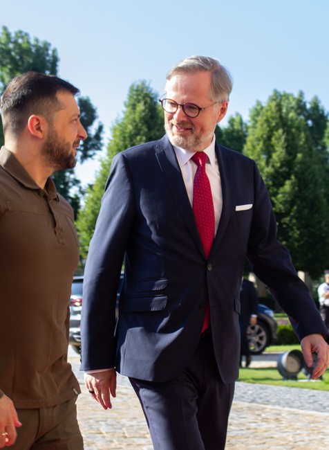 ČR Praha Ukrajina Zelenskyj návšteva Fiala (1)