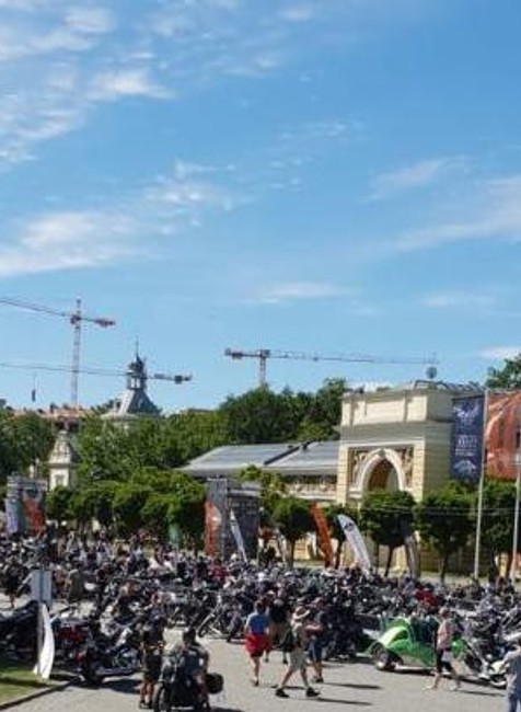 spanilá jazda Harley Davidson