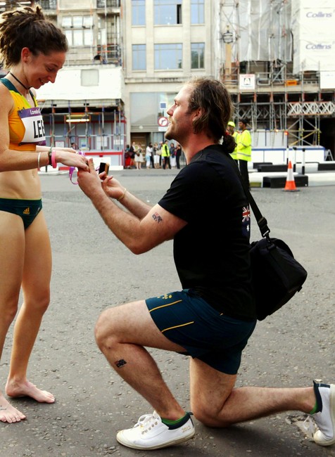 Beki Lee chodkyňa Austrália žiadosť o ruku, cieľ Olympiáda Londýn