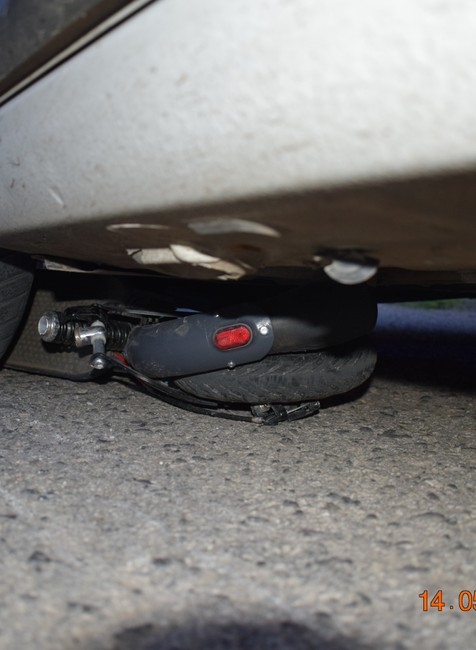 Nehoda kolobežkára