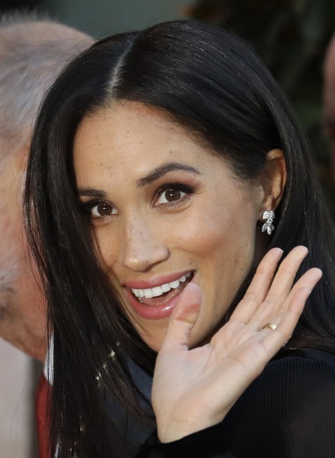 Meghan na vernisáži