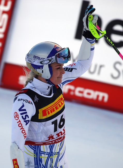 Lindsey Vonn pád v Super G vo švédskom Are
