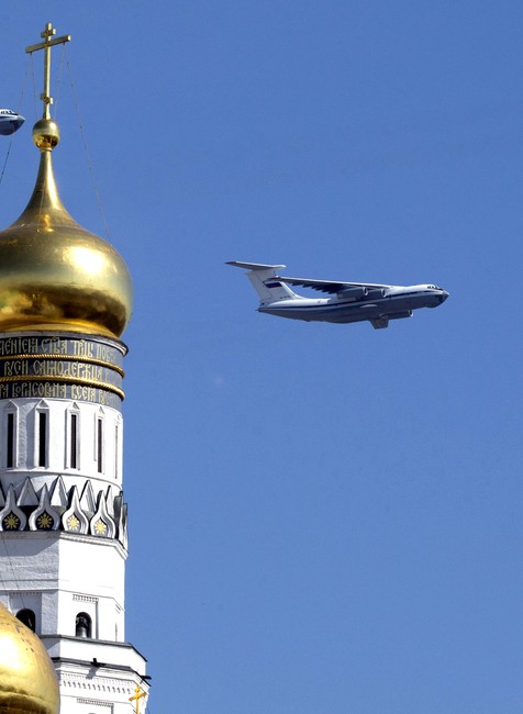 Rusko Moskva vojenská prehliadka vojaci Putin