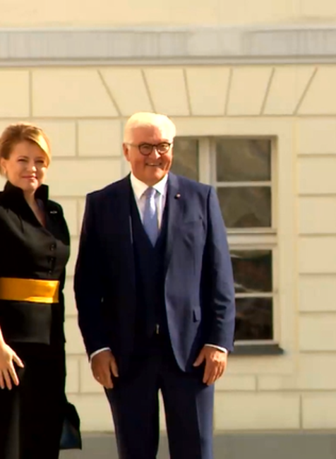 Zuzana Čaputová sa stretla s nemeckým prezidentom Steinmeierom i kancelárkou Angelou Merkel 