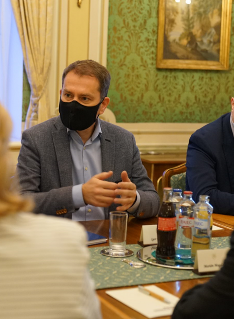 Stretnutie Igora Matoviča s predstaviteľmi odborárov 