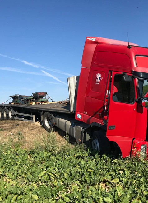 nehoda, Topoľčany, nákladiak