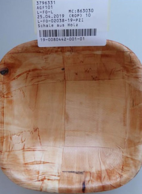 ÚVZ upozorňuje na nebezpečné drevené misky z Číny, môžu byť pre zdravie škodlivé