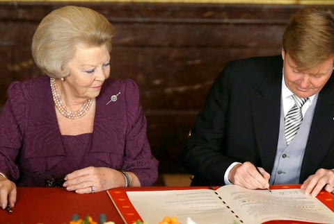 Holandsko kráľovná Beatrix abdikácia kráľ Willem-Alexander