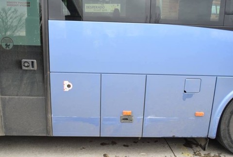 Nehoda autobusu a taxíku