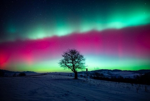 Polárna žiara na Slovensku