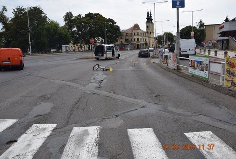 Nehoda, Michalovce, priechod pre chodcov