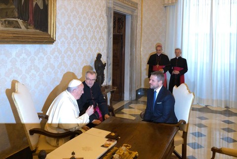 Peter Pellegrini u pápeža Františka