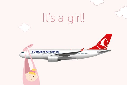 Pôrod lietadlo Turkis Airlines 3