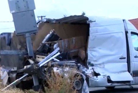 Nehoda vlak dodávka