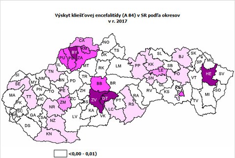 výskyt ochorení v minulom roku