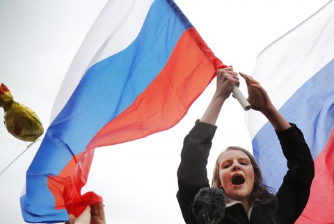 Veľké demonštrácie v Rusku