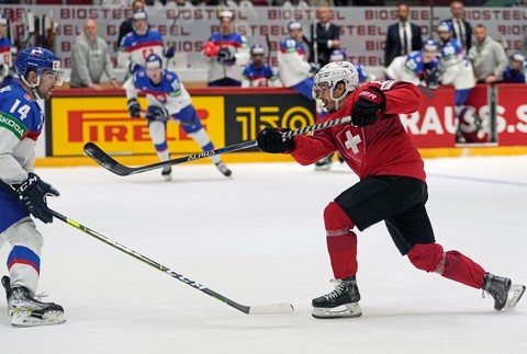 MS v hokeji 2022: Švajčiarsko vs. Slovensko