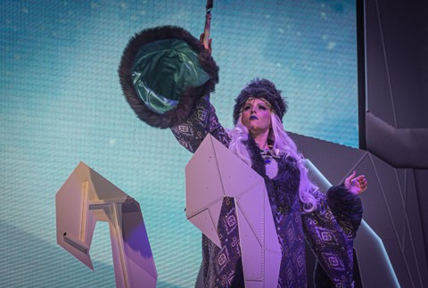 Barbora Švidraňová v muzikáli Snehová kráľovná