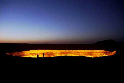 Brána do pekla Turkménsko foto3