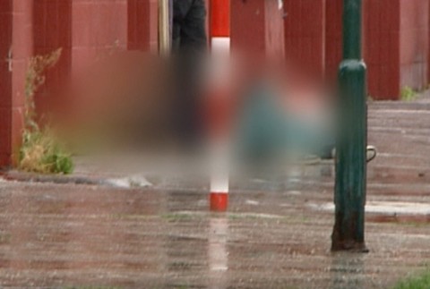 miesto po streľbe v Devínskej Novej Vsi 