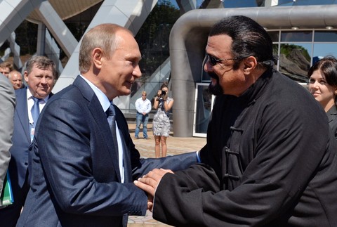 Vladimir Putin, Steven Seagal