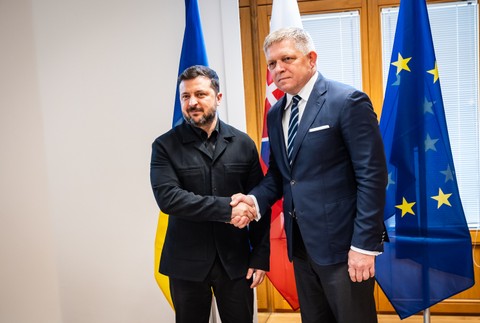 Rokovanie premiéra Roberta Fica a prezidenta Volodymyra Zelenského