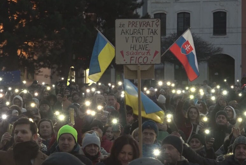 Protest v Prešove