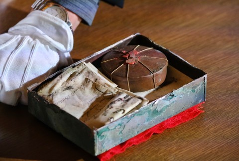 Odhalenie časovej schránky z Michalskej veže 