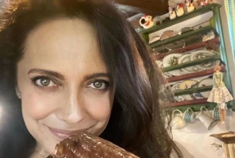 Lucie Bílá na chalupe 