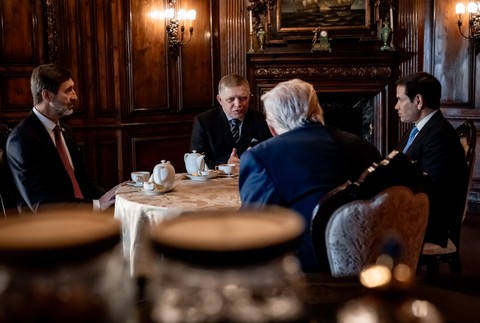 Donald Trump a Robert Fico stretnutie 3