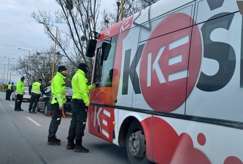 Košickí policajti-kontrola alkoholu