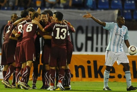 Slovan Stuttgart radosť VfB