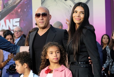 Vin Diesel s rodinou