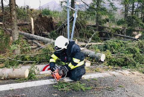 hasič, vietor, Ždiar