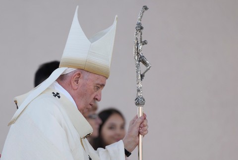 Pápež František celebroval bohoslužbu v Šaštíne- Strážach