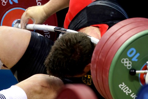 Mathias Steiner vzpieranie privalila ho činka