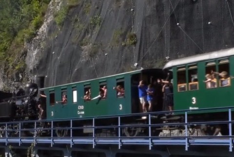 parná zubačka je jediná v Európe